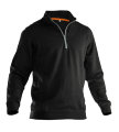 Sweatshirt 1/2 Zip Svart